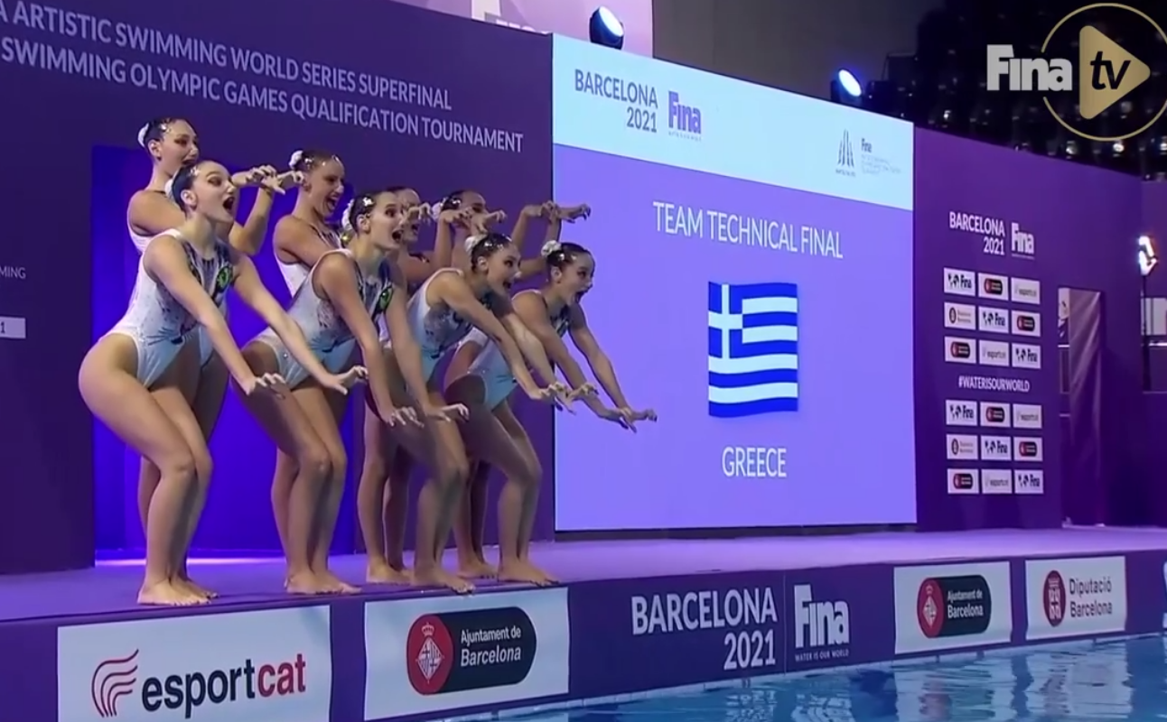 Artistic Swimming Olympic Qualifier – Greece’s “Cats” 🐈