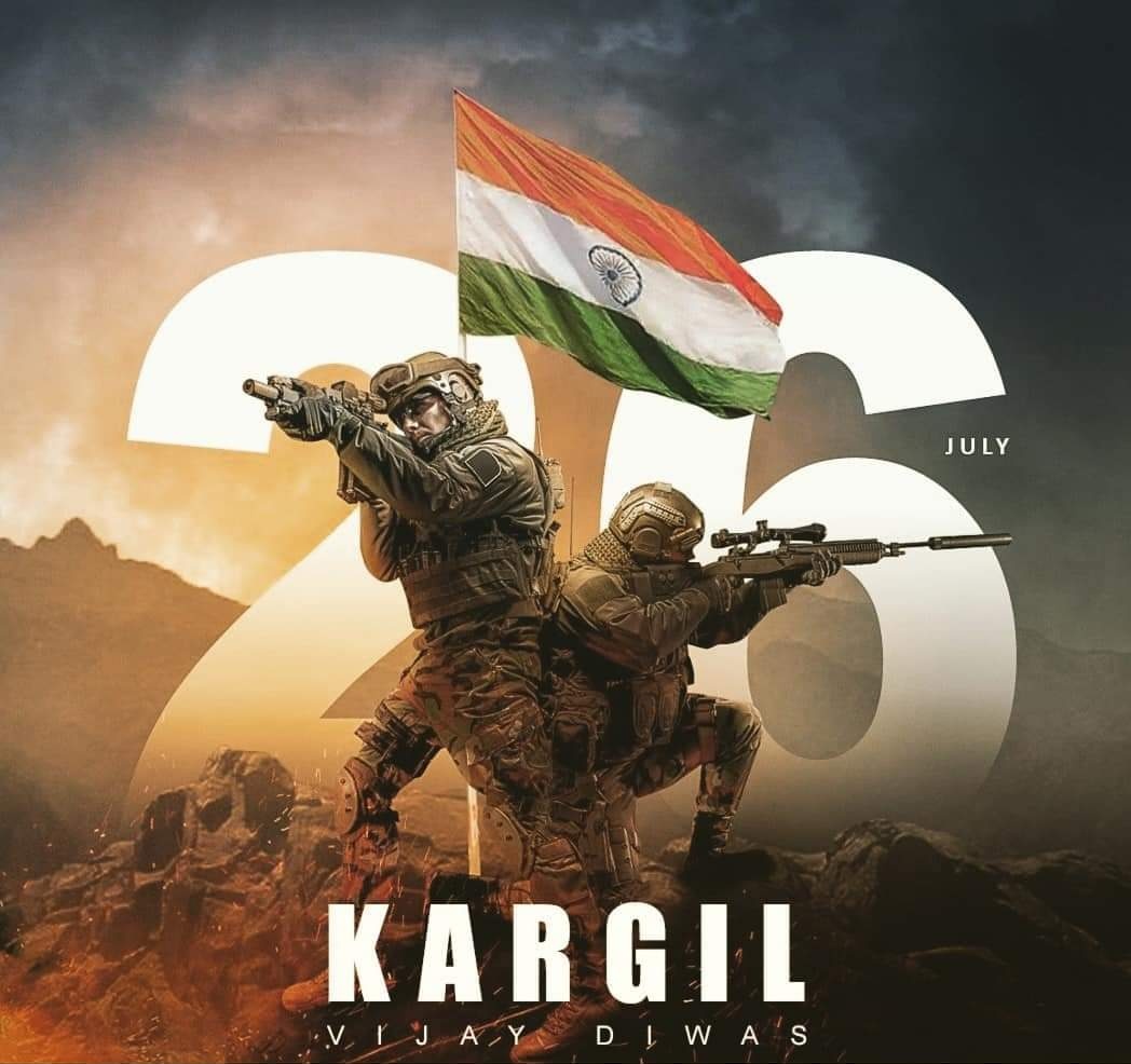 Salute to our heroes….Flag of India#KargilVijayDiwas